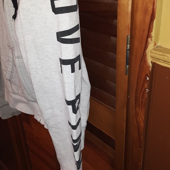 Victoria Secret Love Pink Zipup Hoody Sz M - Picture 3 of 3